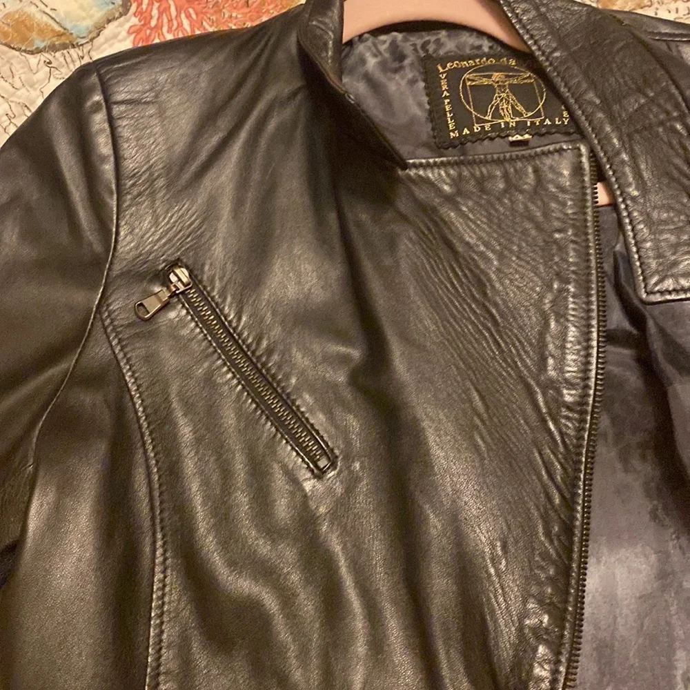 Italian Genuine Leather Jacket - Picture 7 of 9